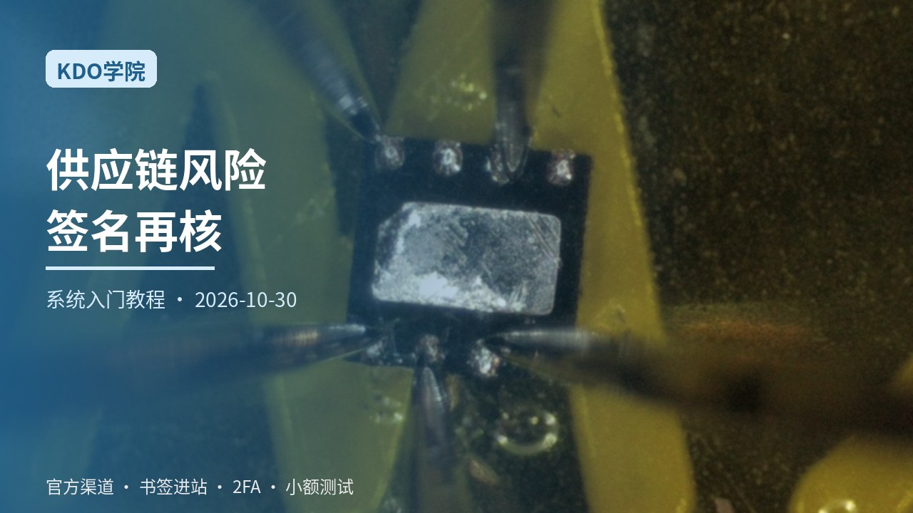 供应链风险下安装包再核总览